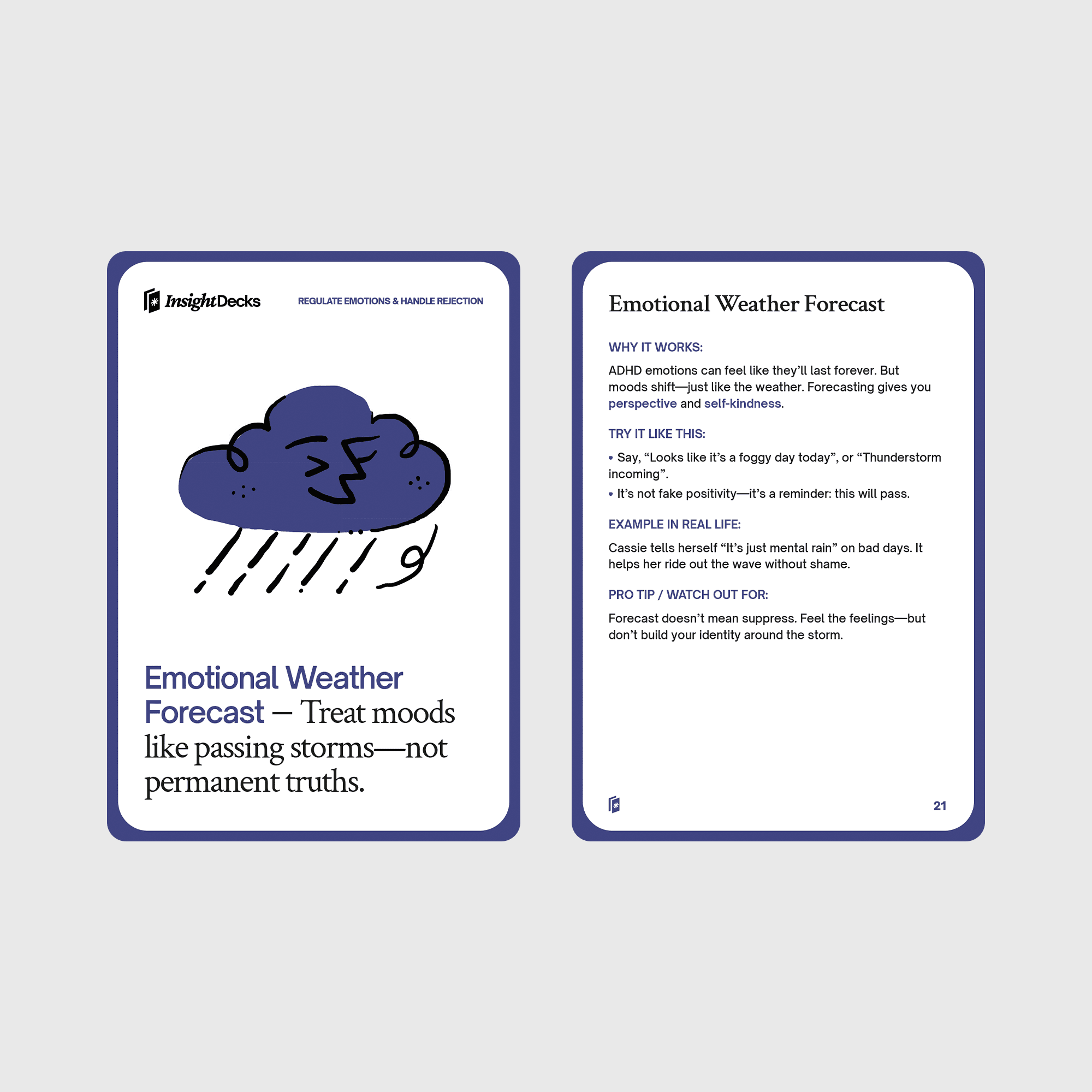 ADHD Daily Helper Card Deck