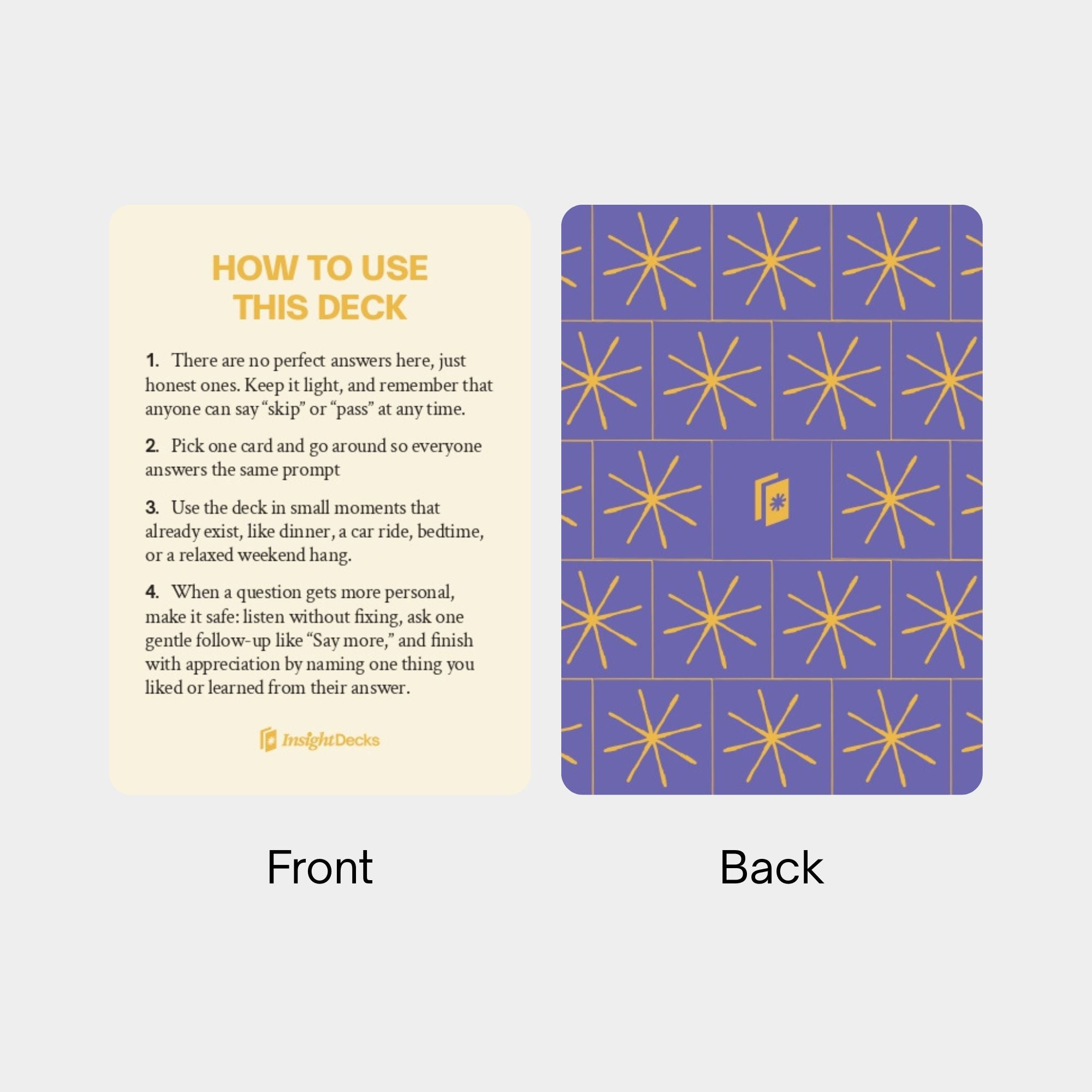 Family Card Deck