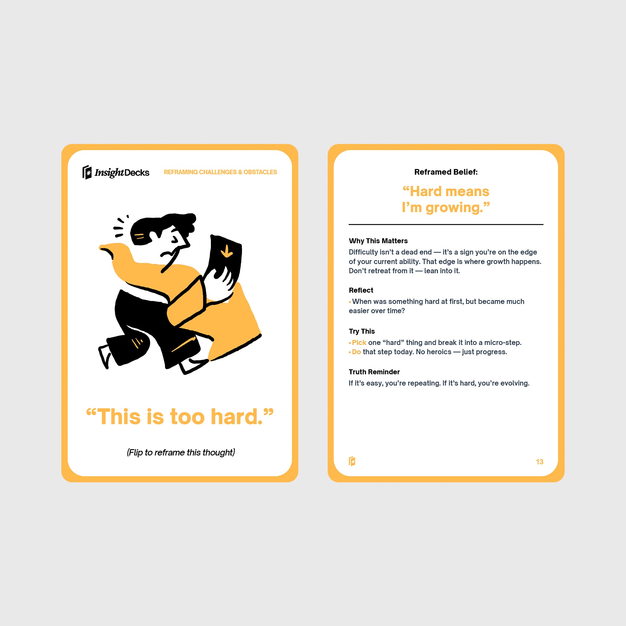 Growth Mindset Card Deck
