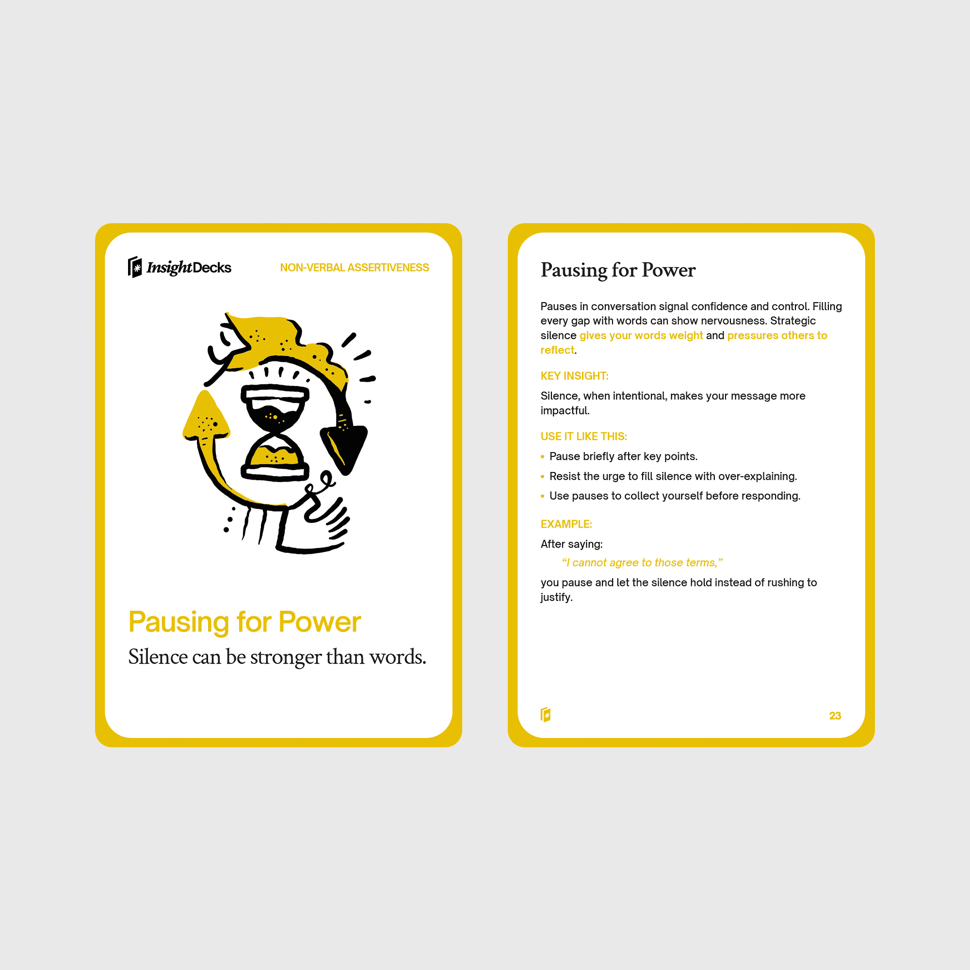 Assertive Communication Card Deck