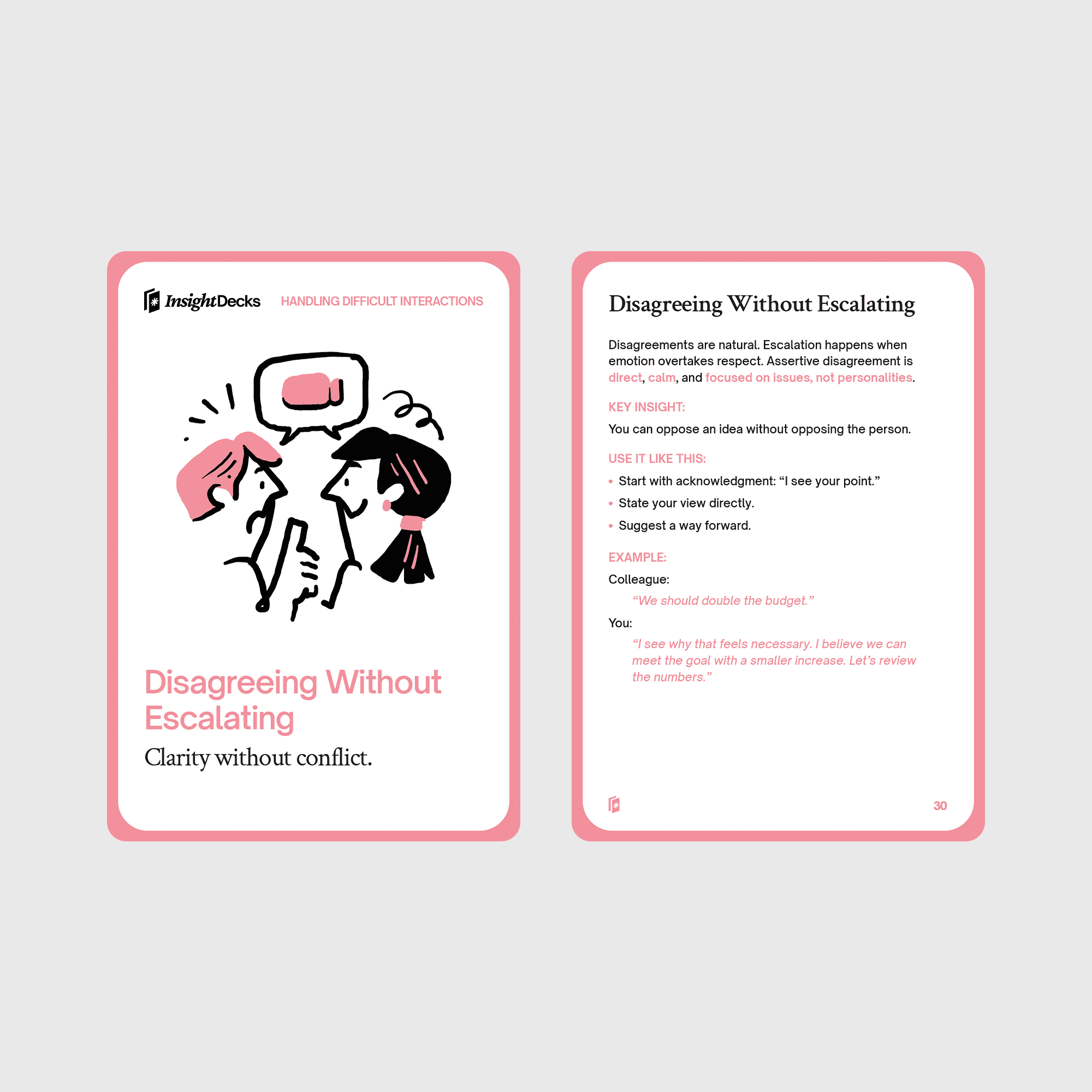 Assertive Communication Card Deck
