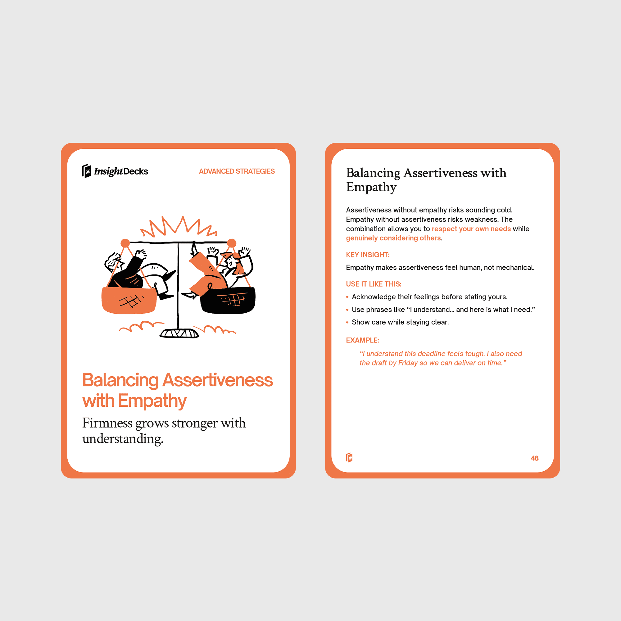 Assertive Communication Card Deck