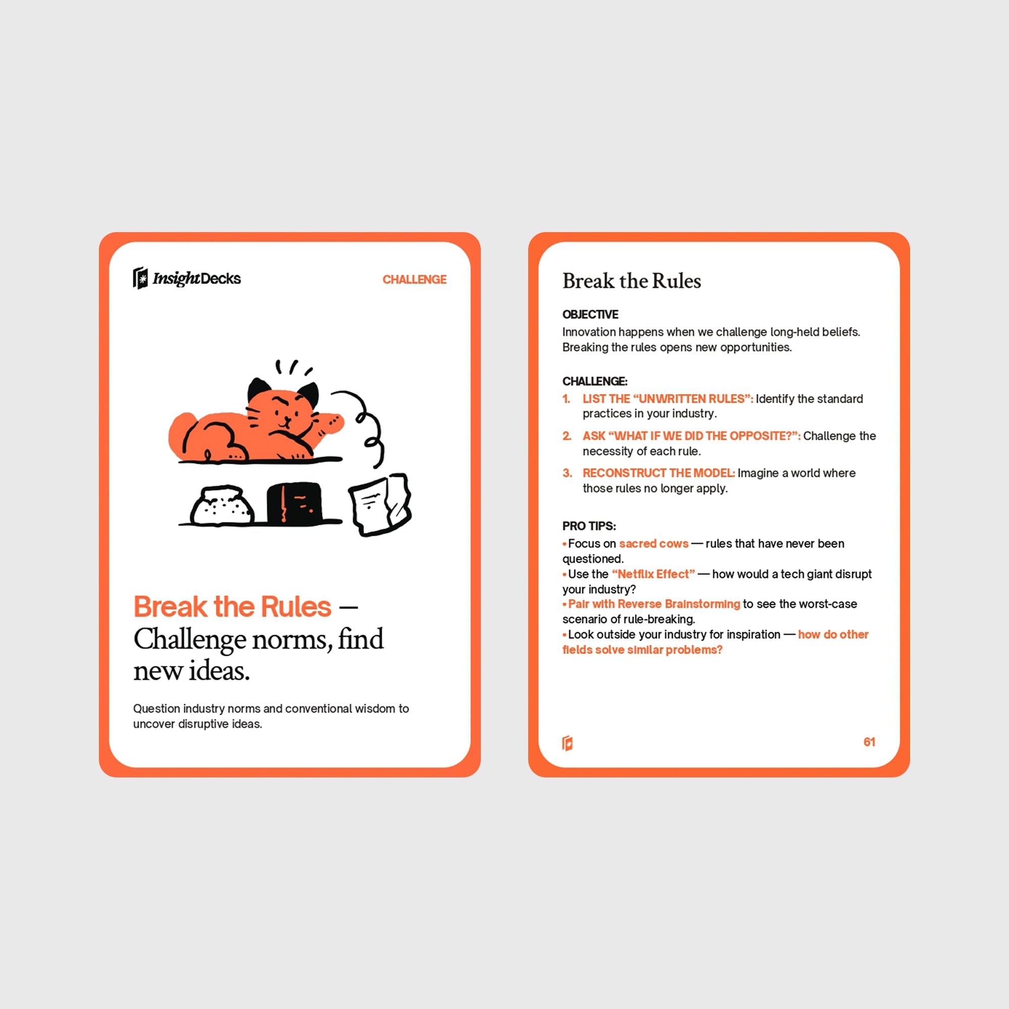 Brainstorm Techniques Card Deck