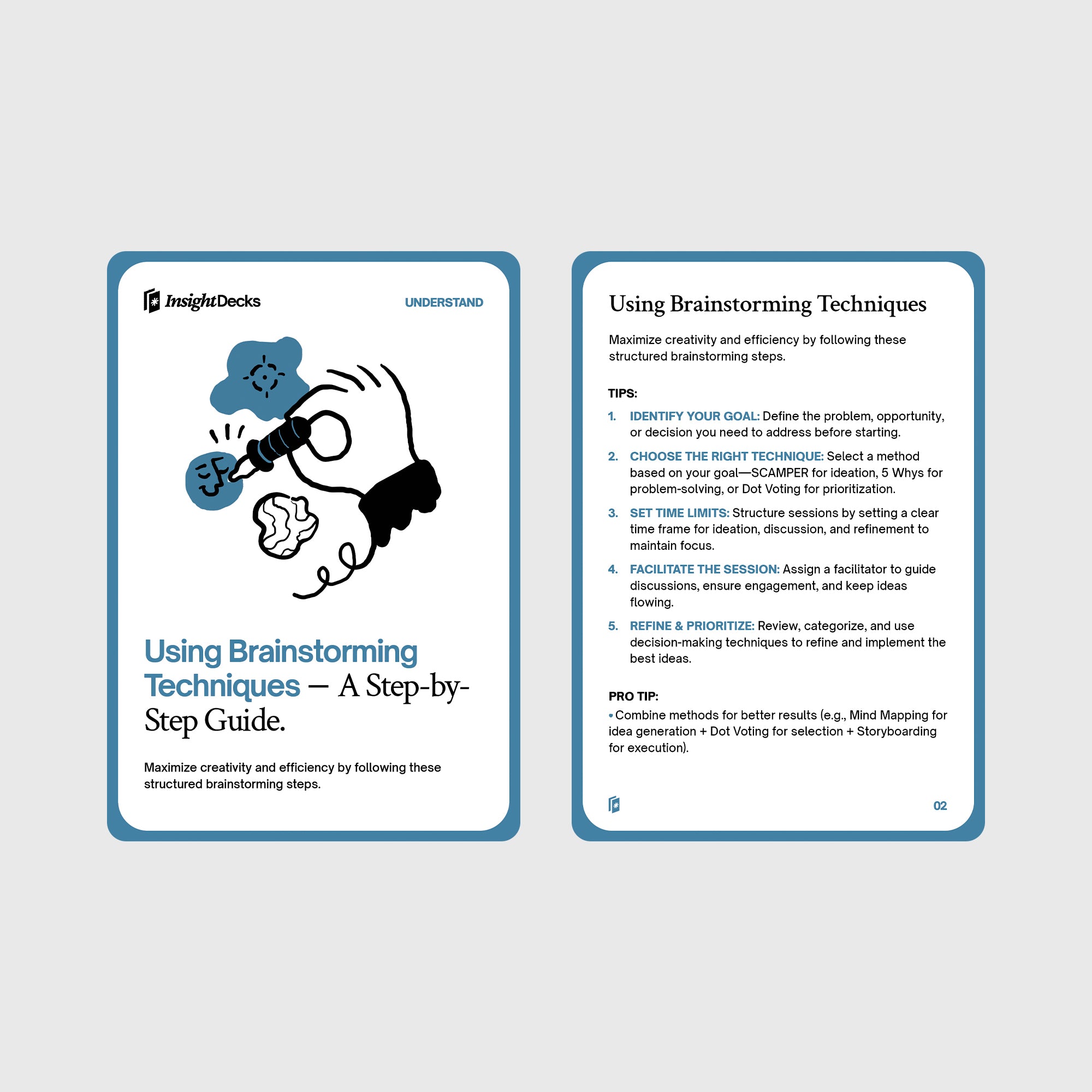 Brainstorm Techniques Card Deck
