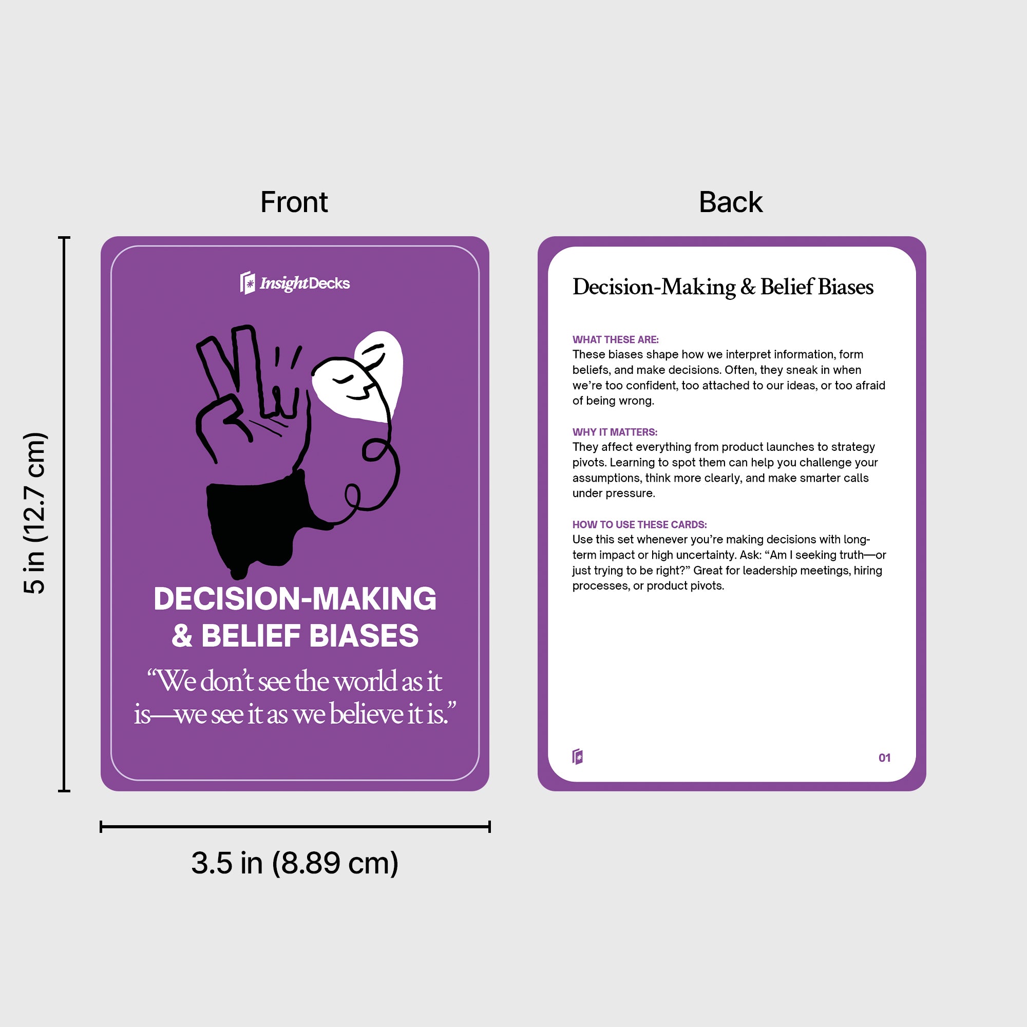 Cognitive Bias Card Deck