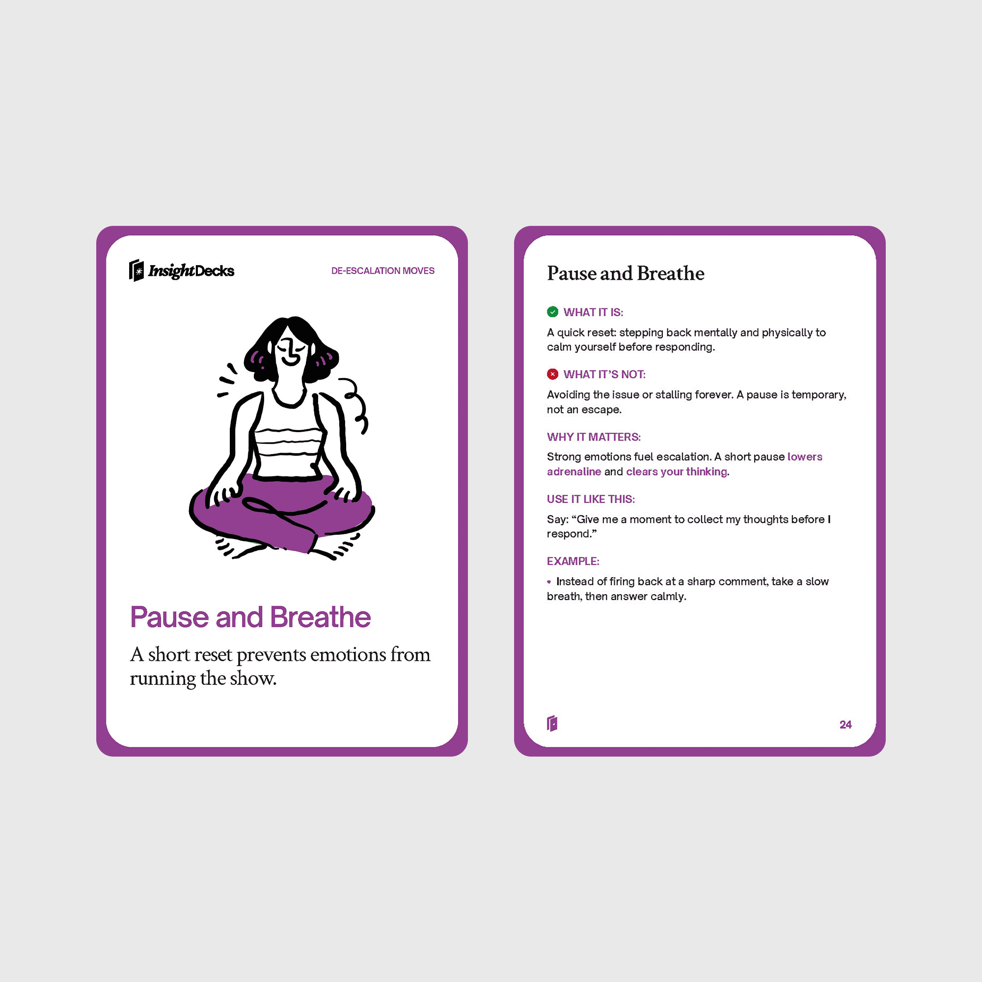 Conflict Resolution Card Deck