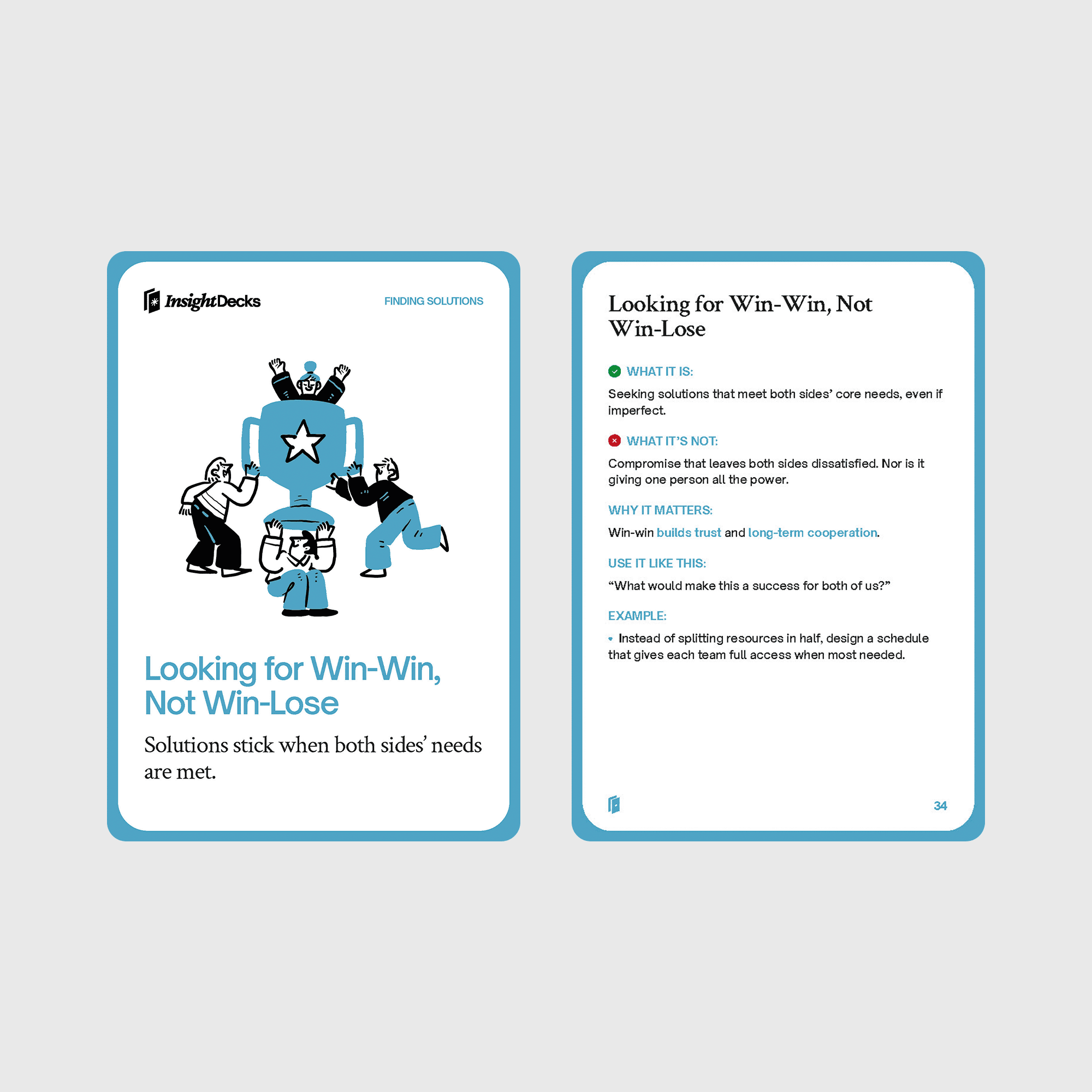 Conflict Resolution Card Deck