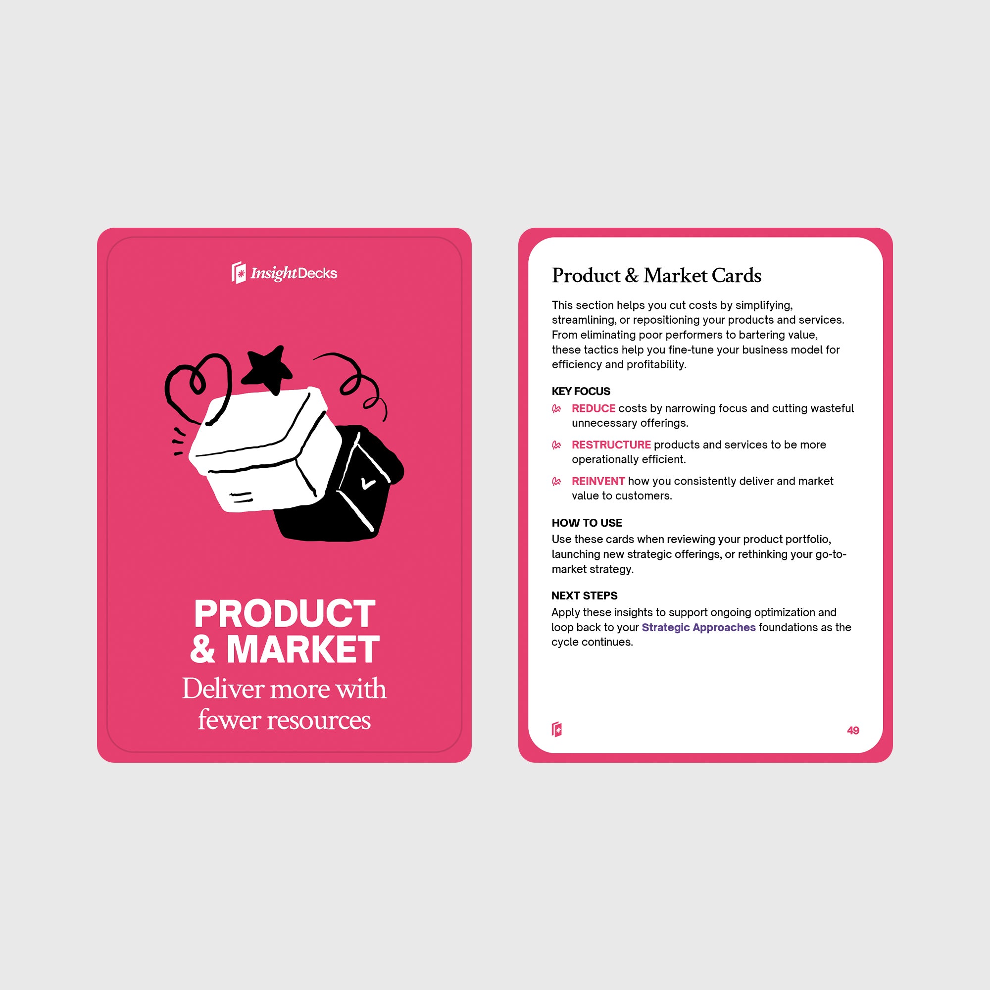 Cost-Reducing Strategies Card Deck