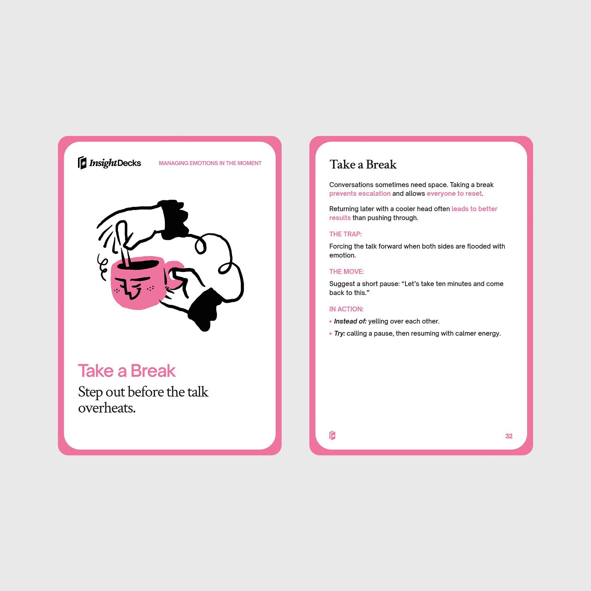 Difficult Conversations Card Deck