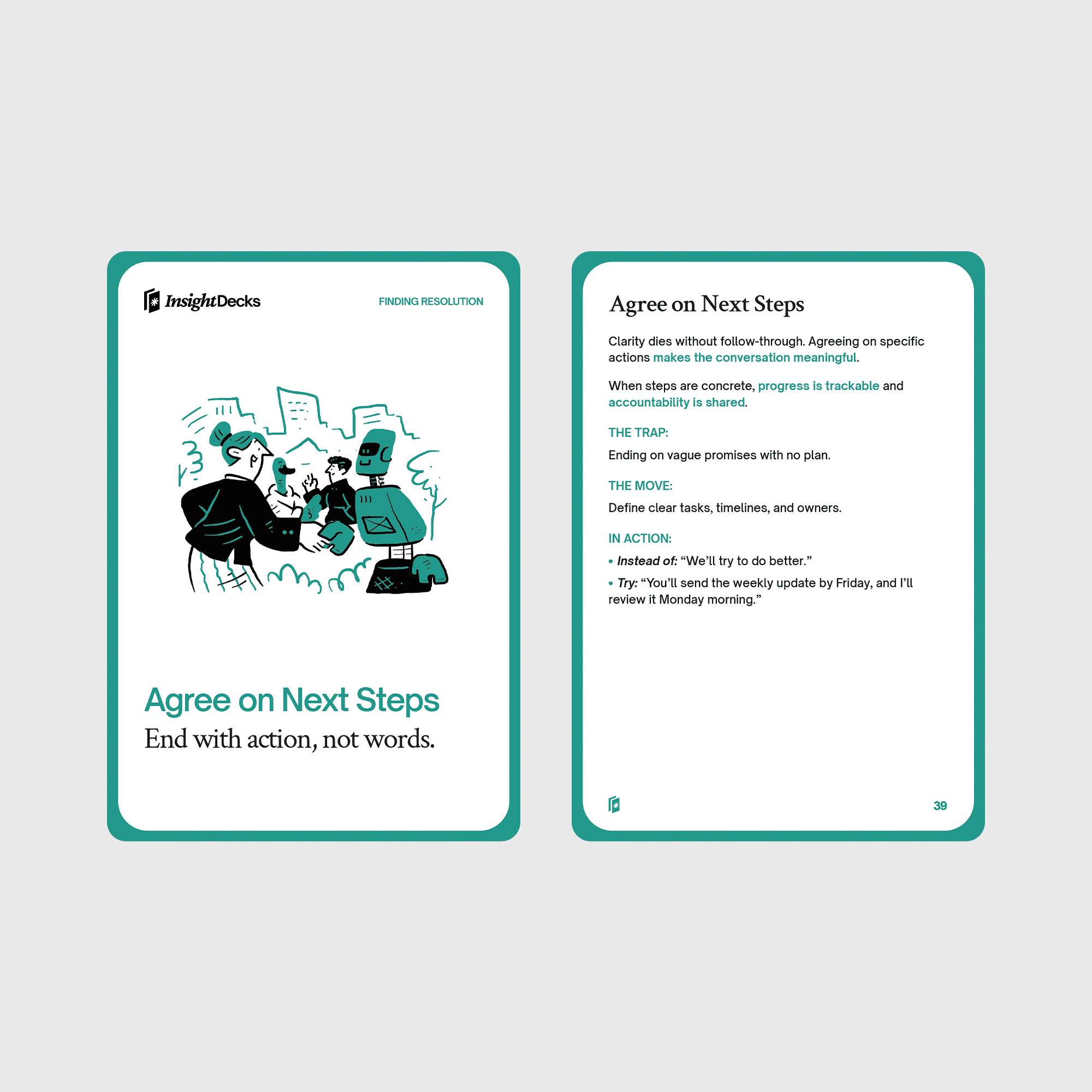 Difficult Conversations Card Deck