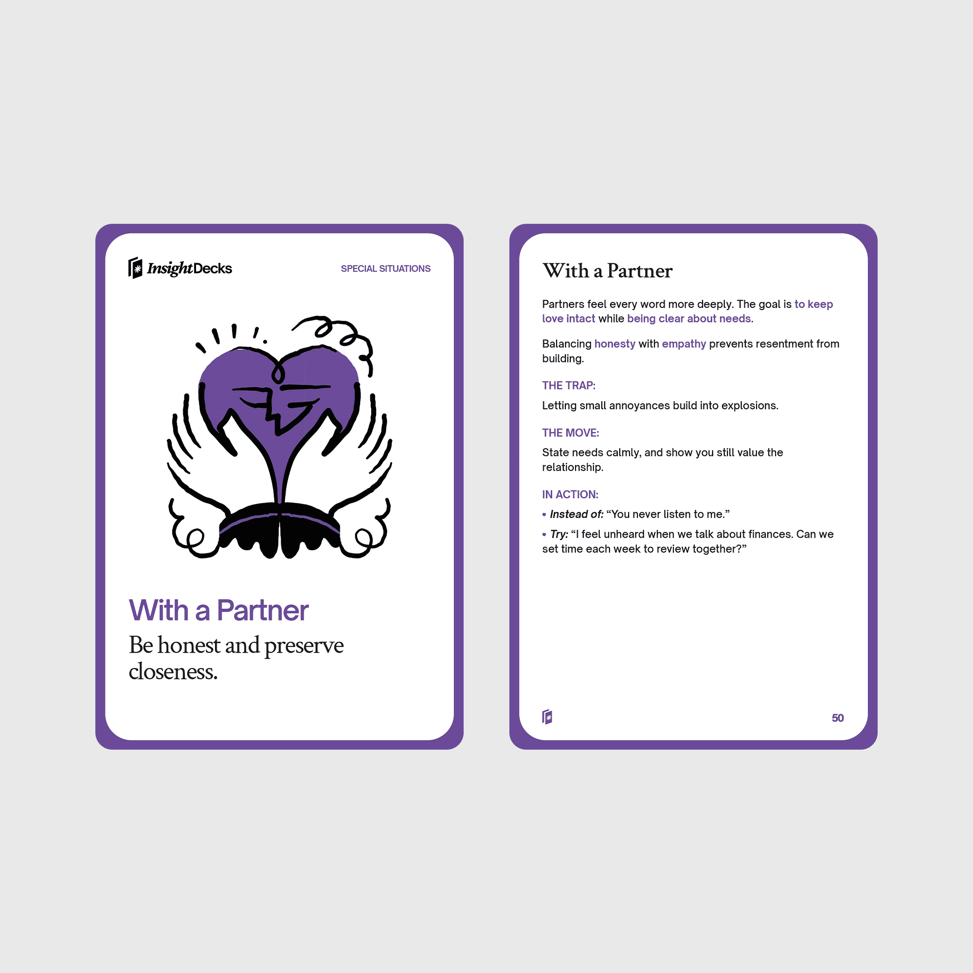Difficult Conversations Card Deck