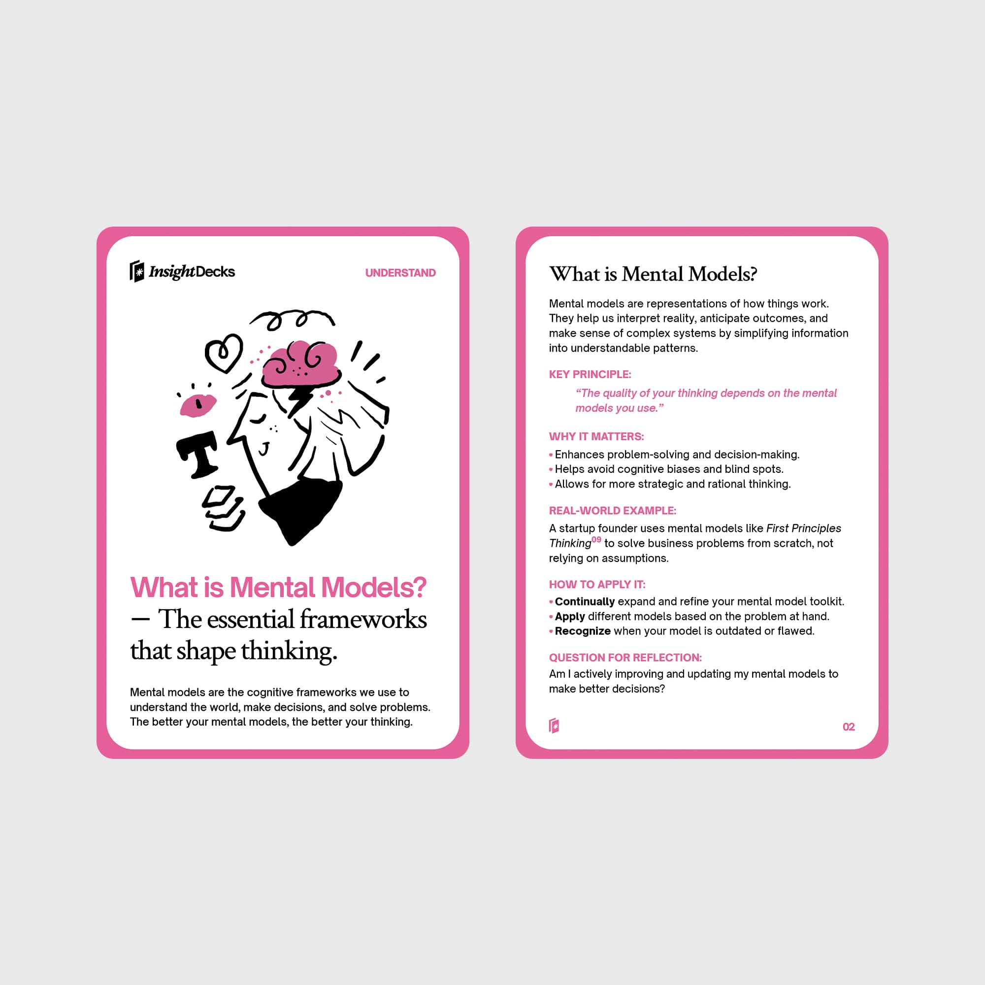 Mental Models Card Deck