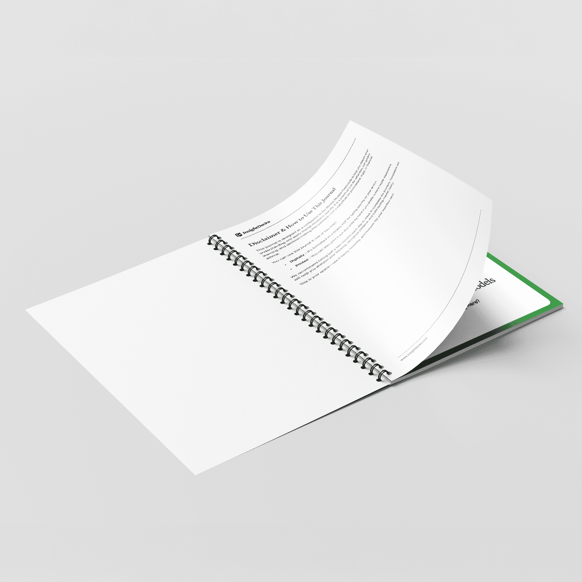 Mental Models Workbook (Printable)