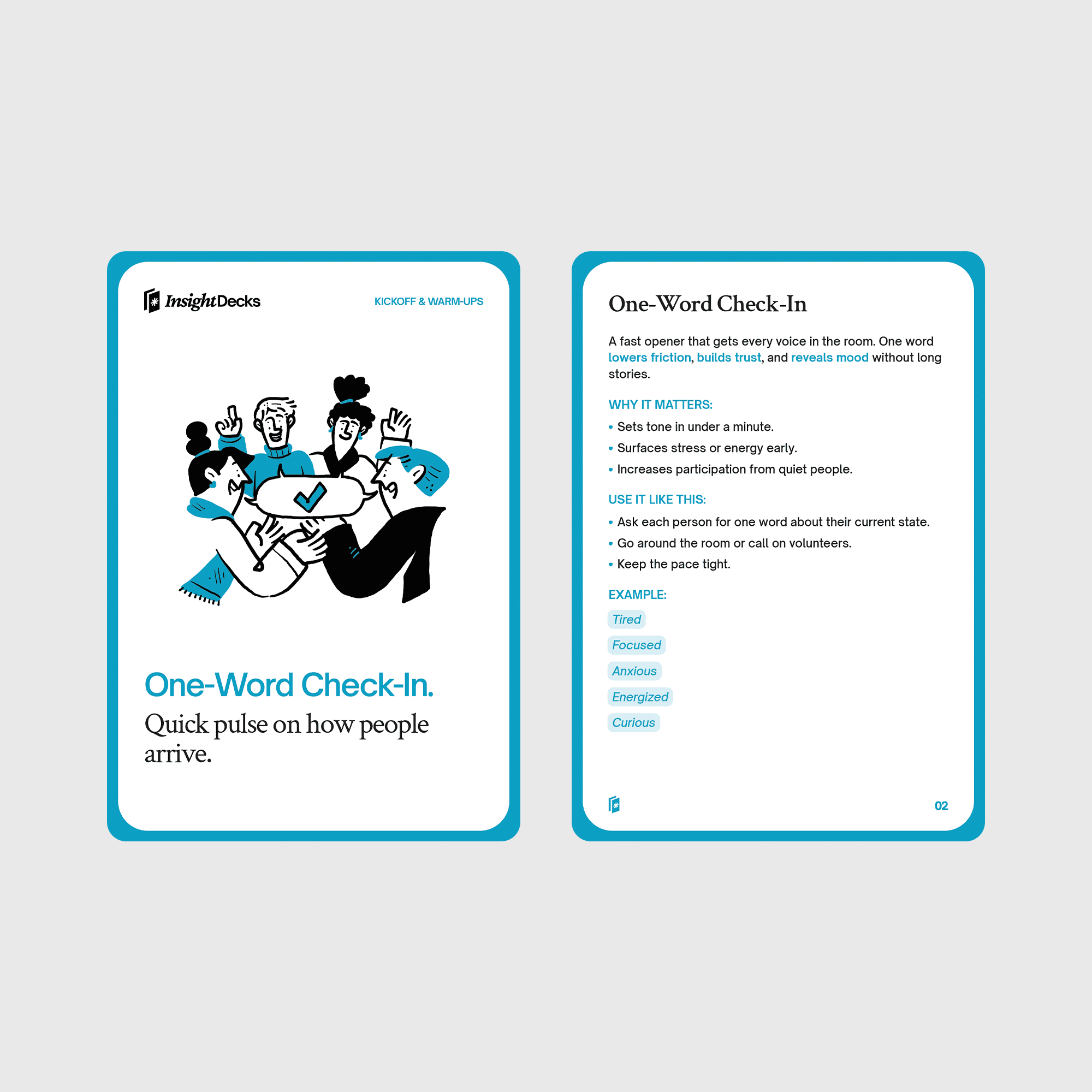 Effective Team Meetings Card Deck