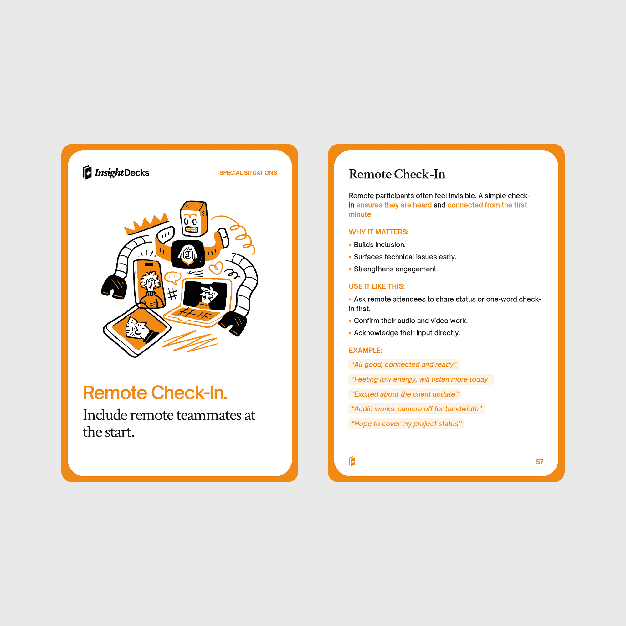 Effective Team Meetings Card Deck