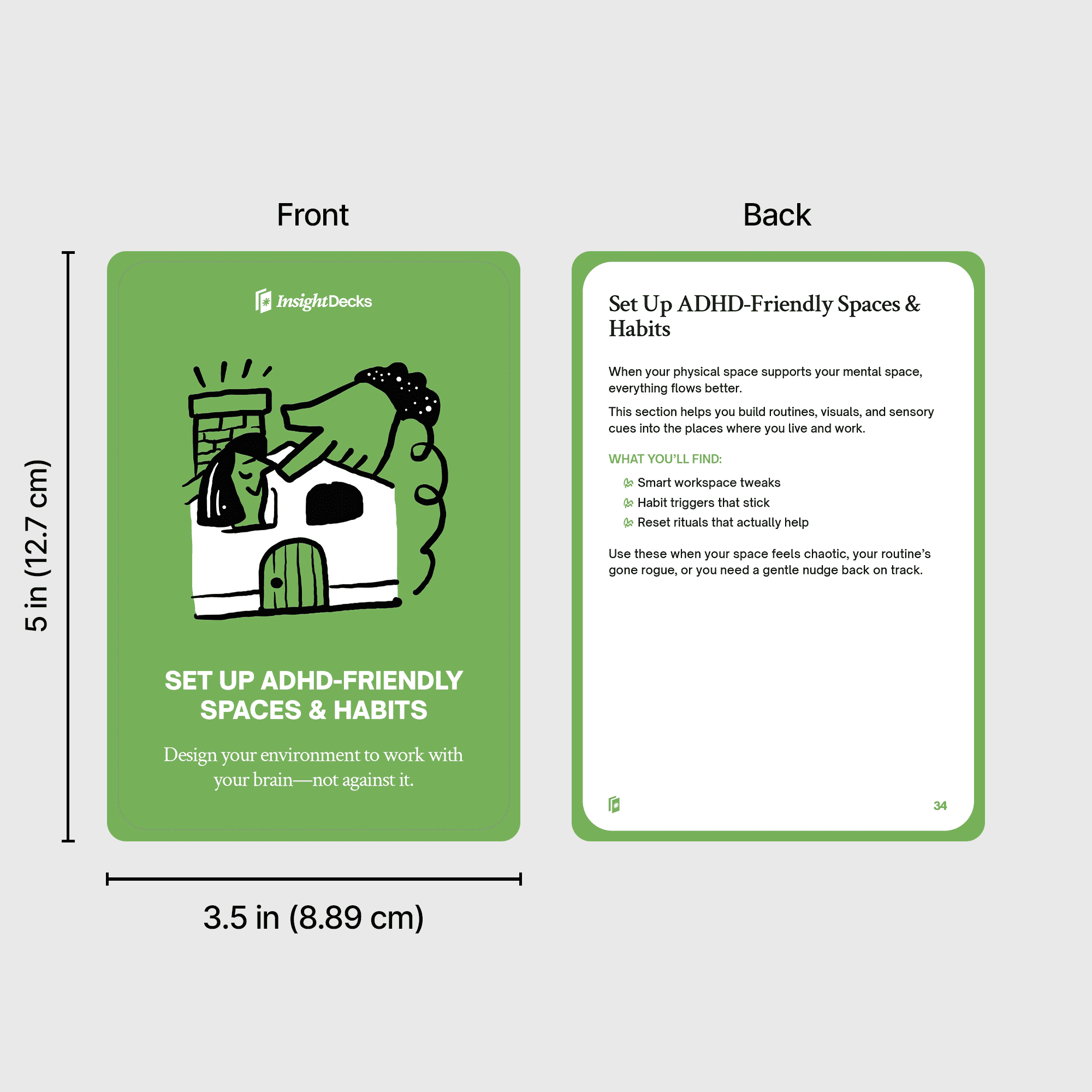 ADHD Daily Helper Card Deck