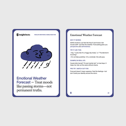ADHD Daily Helper Card Deck