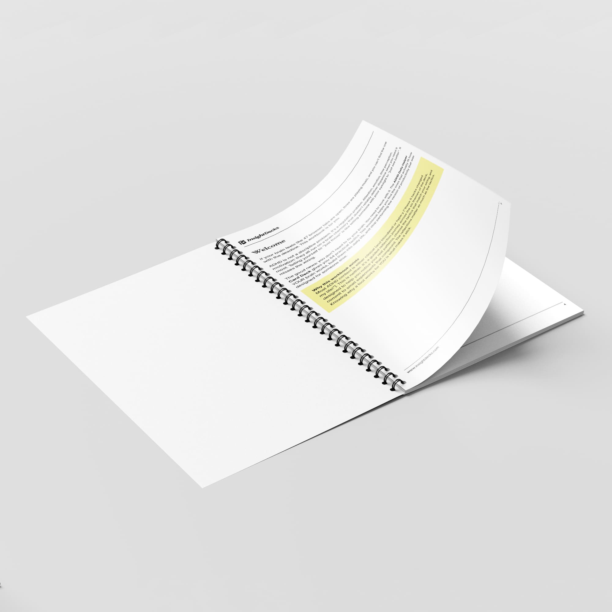 ADHD Daily Helper Workbook & Journal