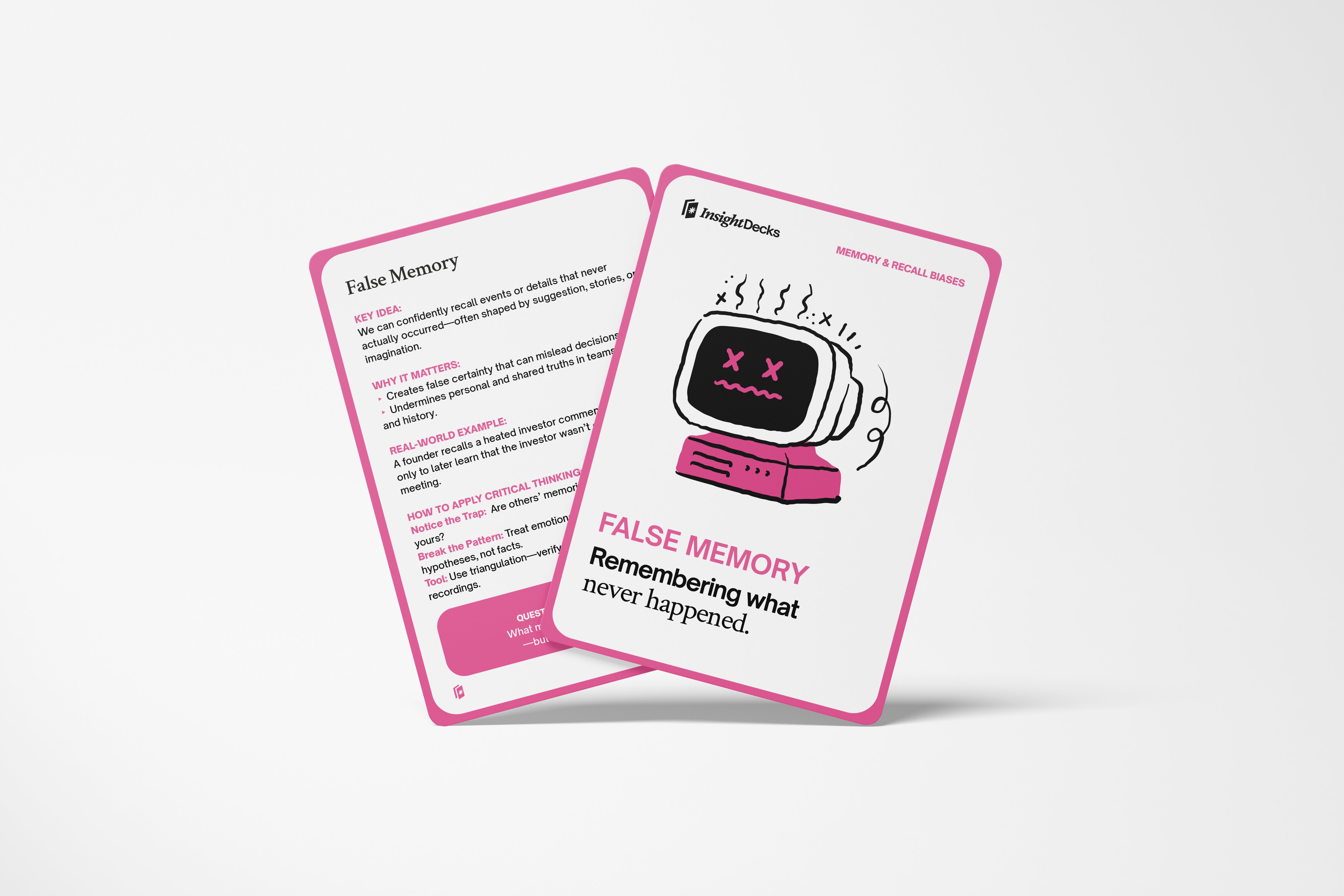 Cognitive Bias Card Deck