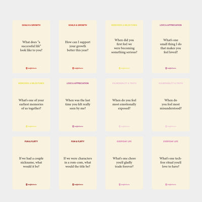 Couples Card Deck