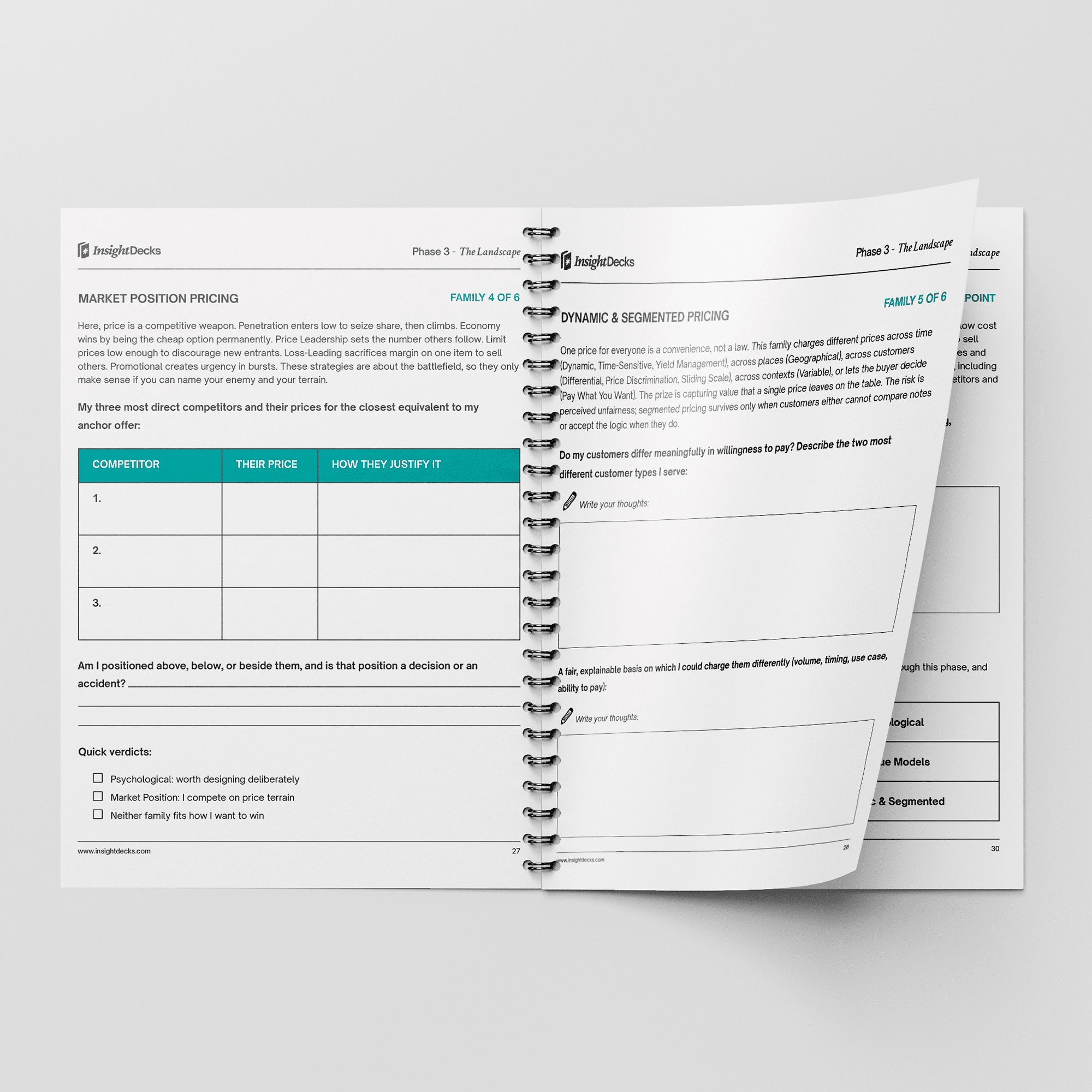 Pricing Strategies Workbook