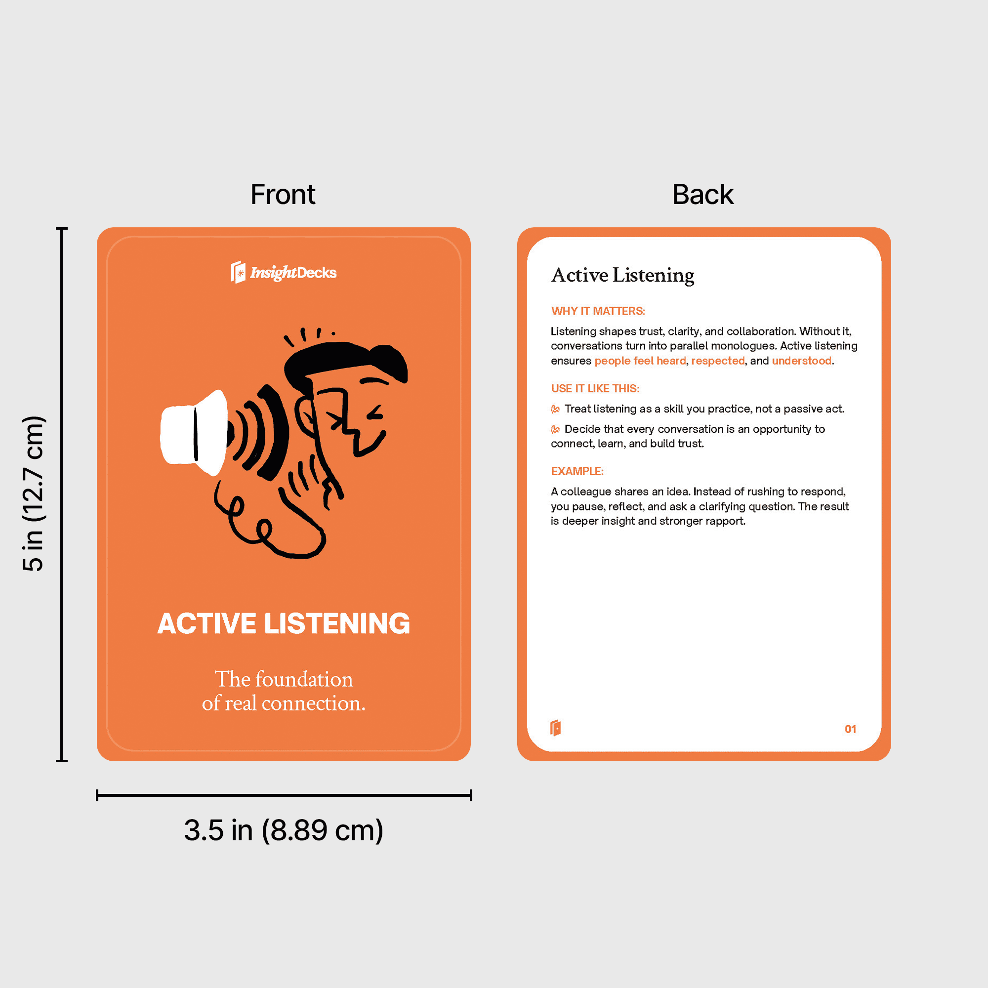 Active Listening Card Deck