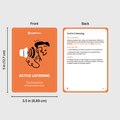 Active Listening Card Deck