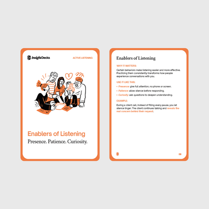 Active Listening Card Deck