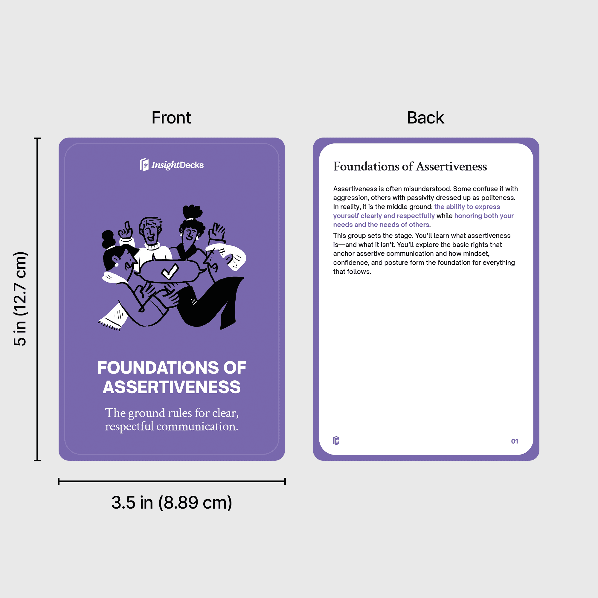 Assertive Communication Card Deck