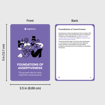 Assertive Communication Card Deck