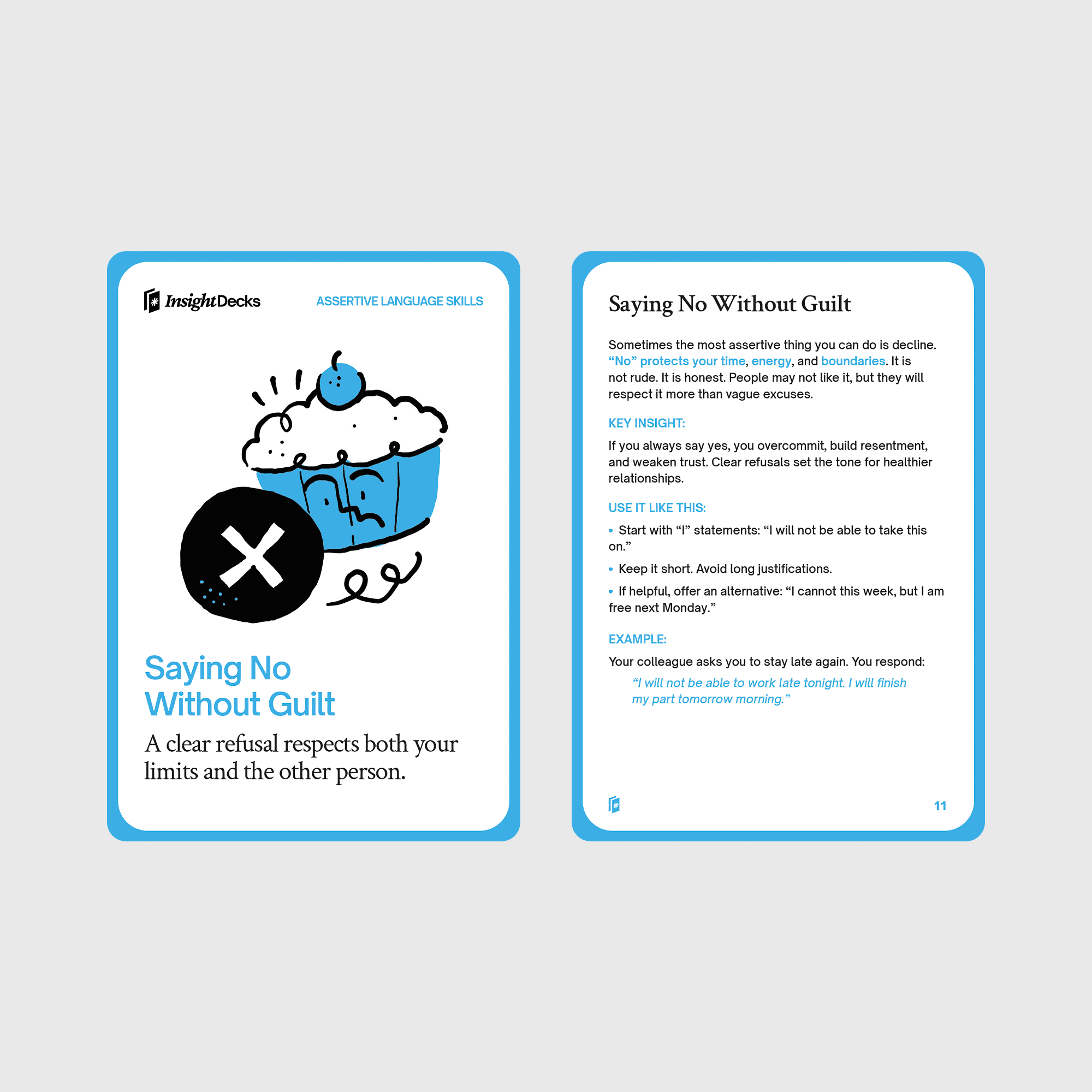 Assertive Communication Card Deck