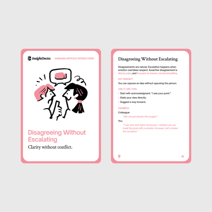 Assertive Communication Card Deck