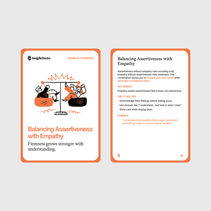 Assertive Communication Card Deck
