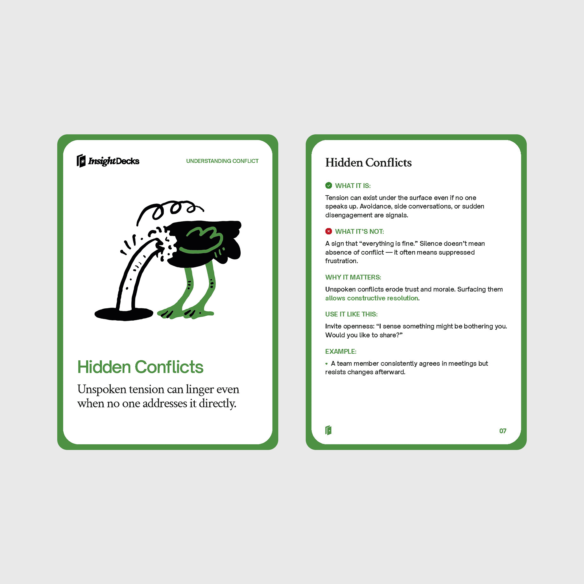 Conflict Resolution Card Deck