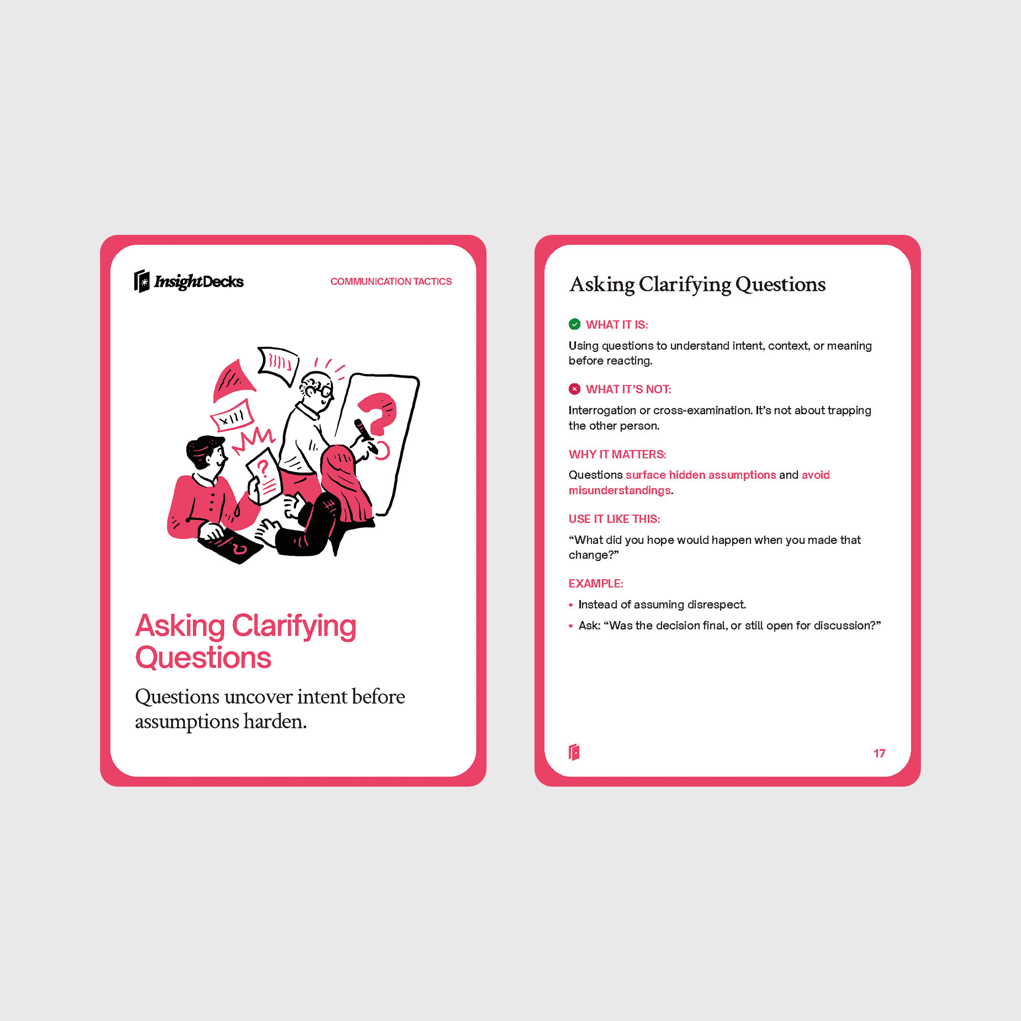 Conflict Resolution Card Deck