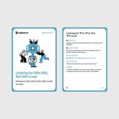 Conflict Resolution Card Deck