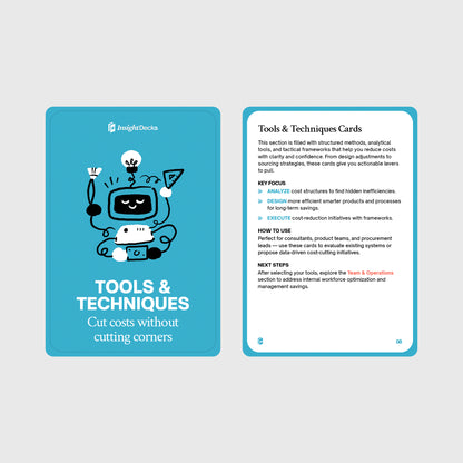 Cost-Reducing Strategies Card Deck