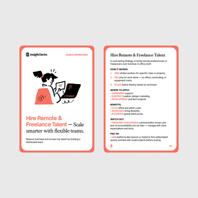Cost-Reducing Strategies
