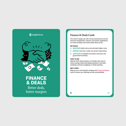 Cost-Reducing Strategies Card Deck