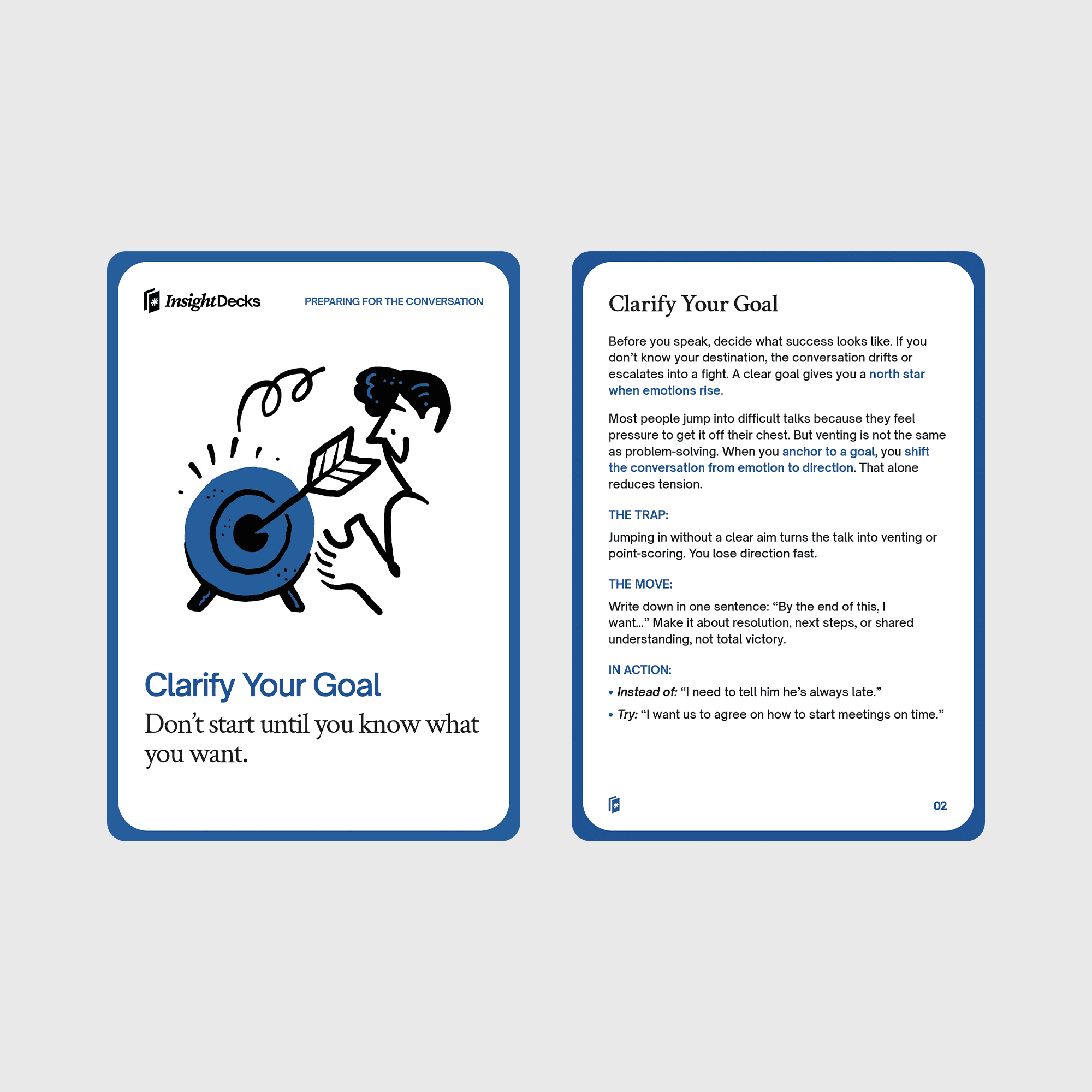 Difficult Conversations Card Deck