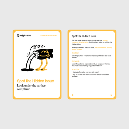 Difficult Conversations Card Deck