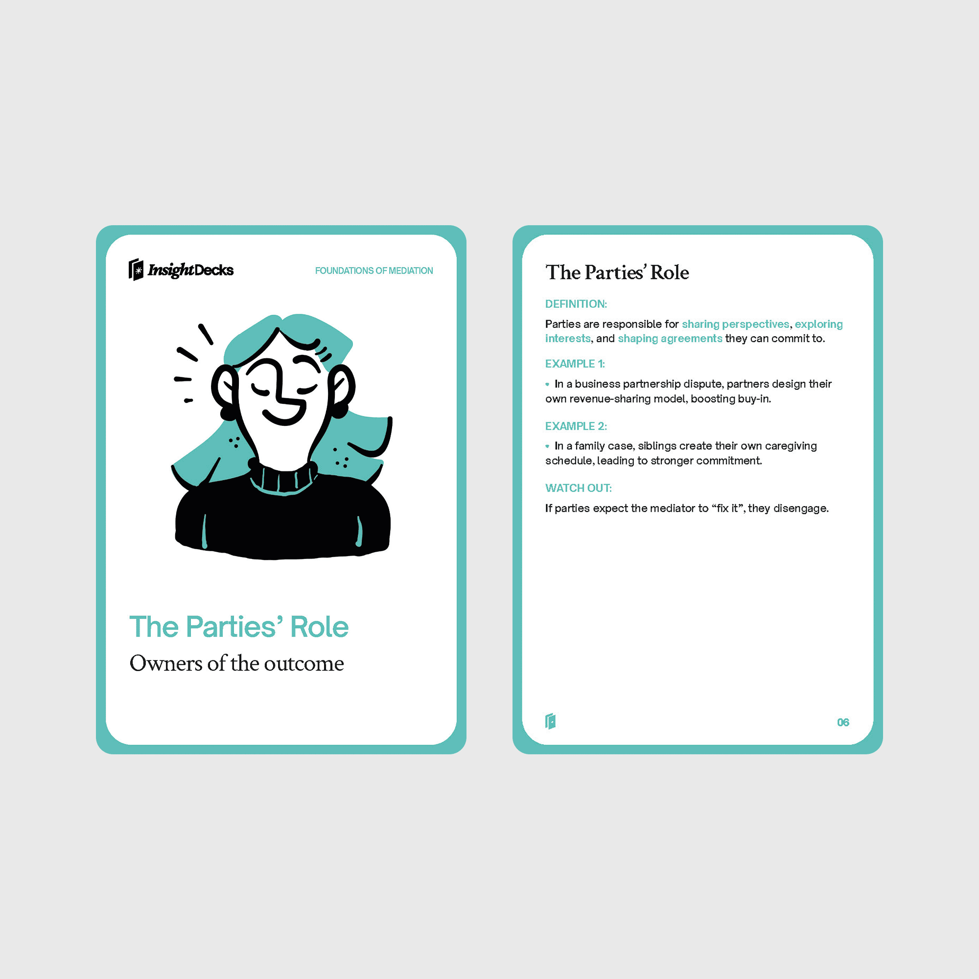 Mediation Essentials Card Deck