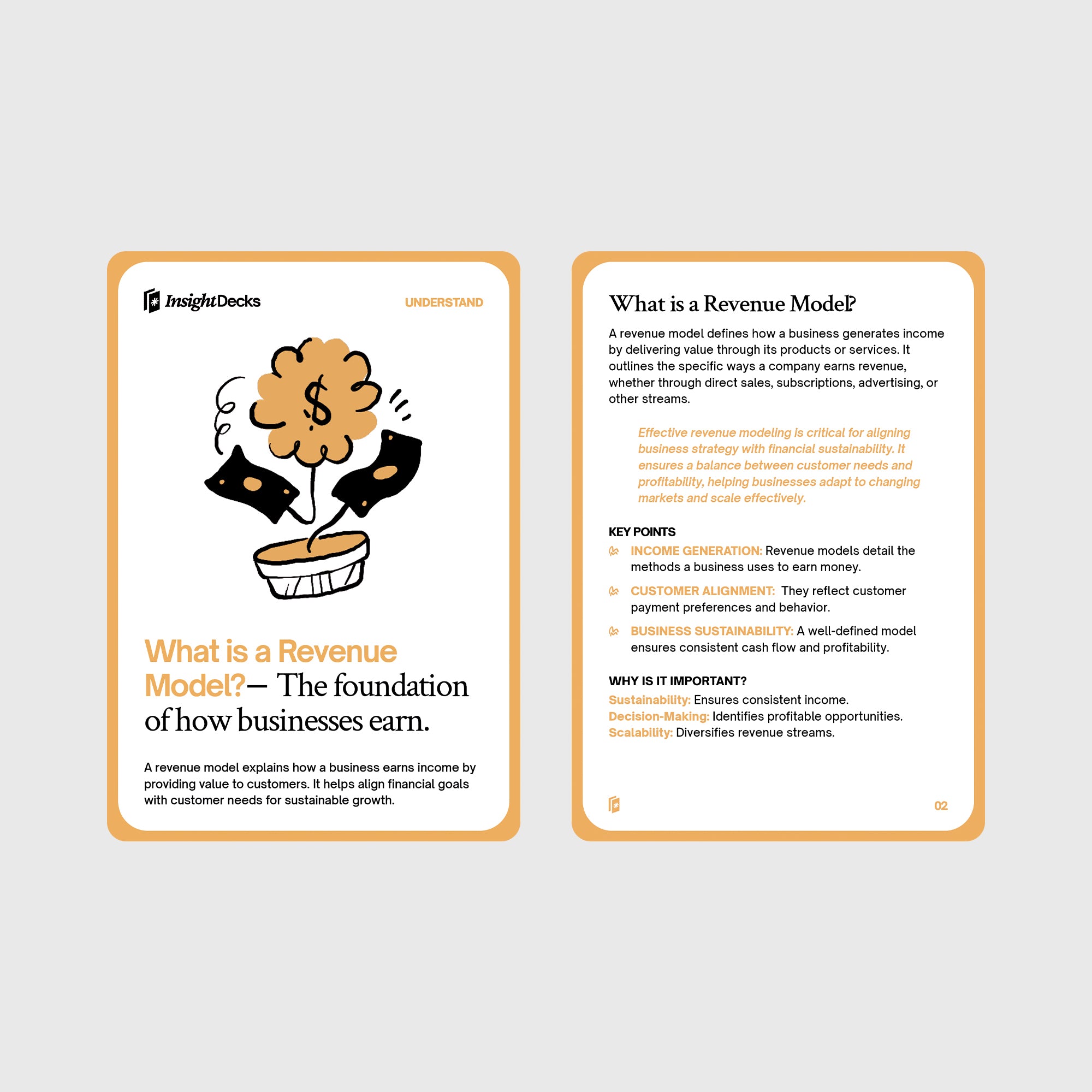 Revenue Models Card Deck
