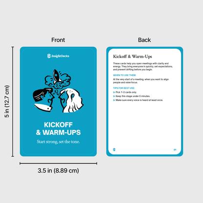 Effective Team Meetings Card Deck