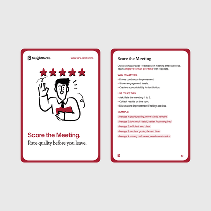 Effective Team Meetings Card Deck